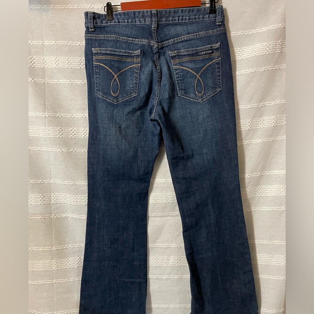 Calvin Klein Women's Blue Jeans - Picture 2 of 3